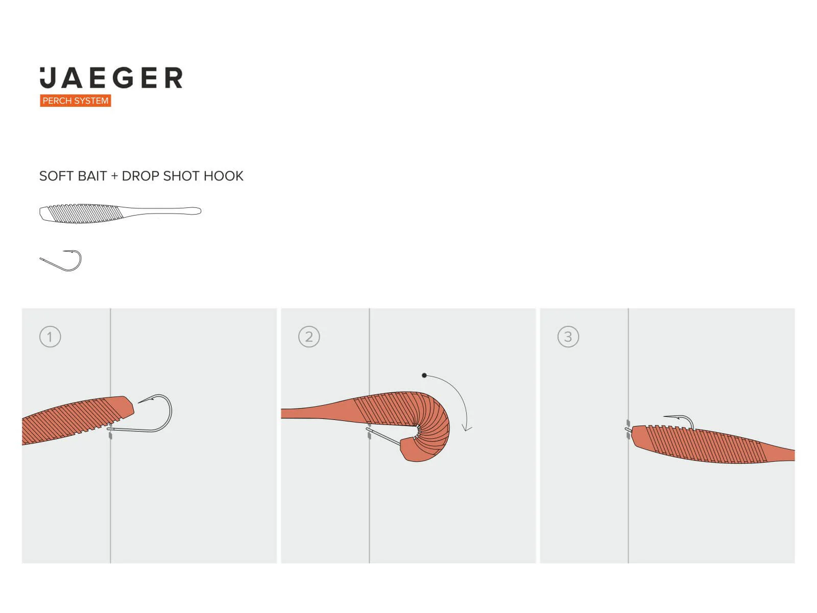 Drop-Shot Rig One Hook - Barsch Montage - Image 8